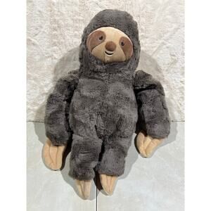 GiggleScape Sloth Plush Stuffed Animal Gray Soft Cuddly NWOT
